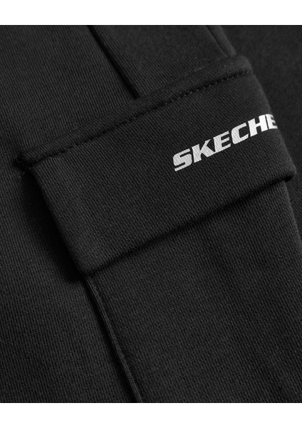 B Lw Fleece Jogger Sweatpant Büyük Erkek Çocuk Siyah Eşofman Altı SK242047-001