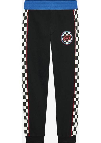 B Lw Fleece Jogger Sweatpant Büyük Erkek Çocuk Siyah Eşofman Altı SK242043-001