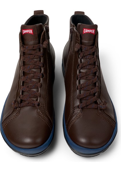 Deri Koyu Kahve Erkek Bot Peu Pista Gm modelleri
