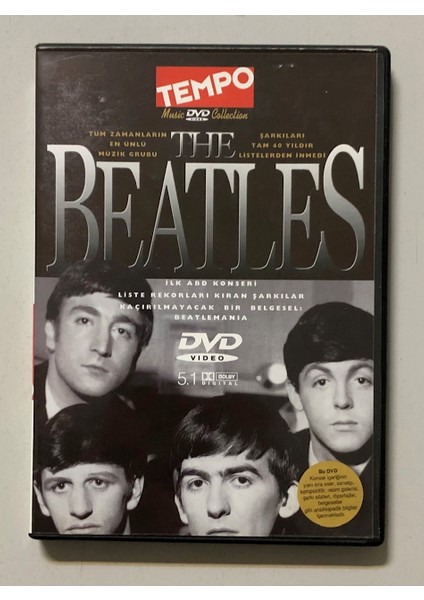 The Beatles Ilk A.b.d Konseri The Beatlemania Belgeseli DVD CD (Orjnal Dönem Baskı Cd)
