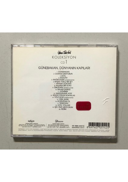 Yeni Türkü Koleksiyon Albüm 1 Olmasa Mektubun Günebakan CD (Orjnal Dönem Baskı Cd)