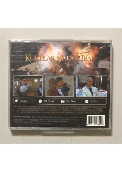 Kurtlar Vadisi Irak Film CD VCD (Orjnal Dönem Baskı Cd)