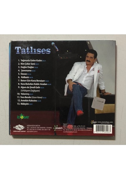 Ibrahim Tatlıses Yağmurla Gelen Kadın CD (Orjnal 2009 Dönem Baskı Cd)