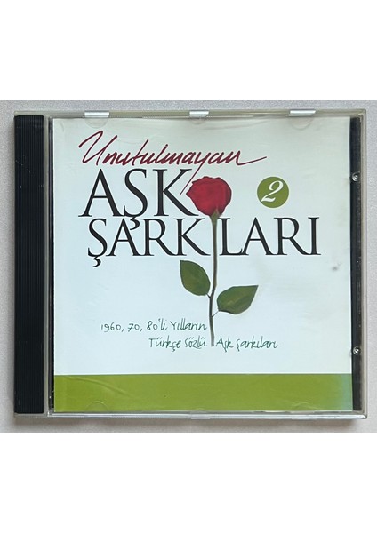 Unutulmayan Aşk Şarkıları 2 CD 39 Şarkılık Aşk Şarkıları (Orjnal Dönem Baskı Cd)