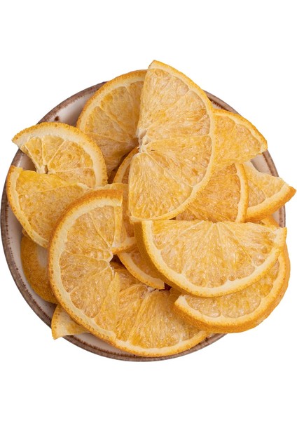 Freeze Dried Dondurularak Kurutulmuş Dilim Portakal Freeze Dry Meyve Kurusu 200 gr