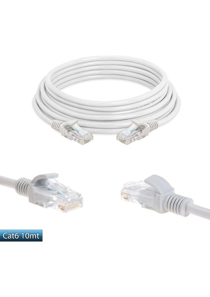 GAB-C610 Cat6 Patch Network Ethernet Kablo 10 Metre