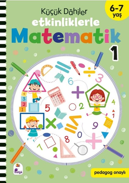 Küçük Dahiler Etkinliklerle Matematik (5-6 Yaş ) 2 Kitap Set