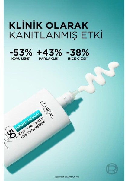 Bright Reveal Spf 50+ Yüz Güneş Kremi & Yenileyici Peeling Serum Seti