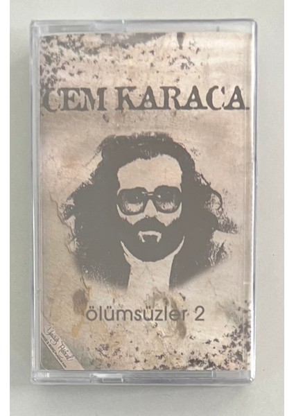 Cem Karaca Ölümsüzler 2 Kaset (Jelatininde Sıfır Orjnal Dönem Baskı Kaset)