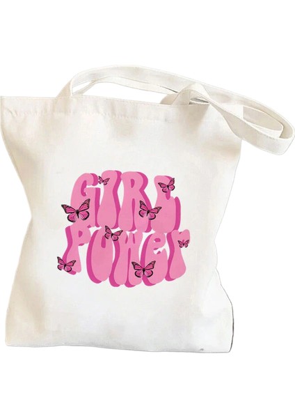 Öğrenciler Için Öğretmenler Günü Baskılı El Alışveriş Kanvas Omuzdan Askılı Çanta (Yurt Dışından)