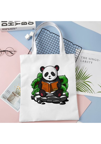 Baskılı Kanvas Omuz Öğrenci Kadın El Alışveriş Çanta (Yurt Dışından) fırsatları