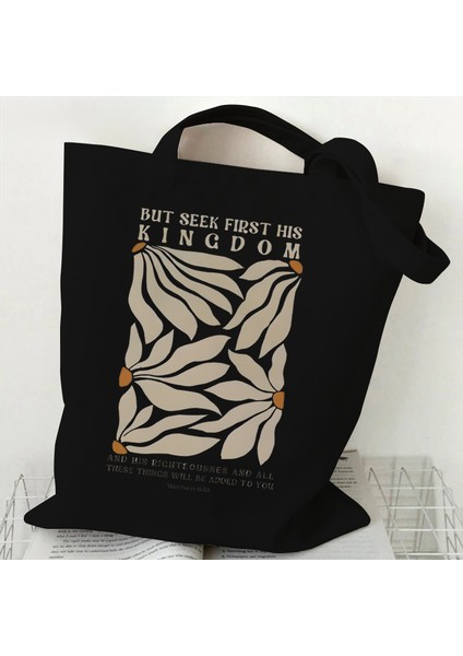 Omuz Kır Çiçeği Kanvas Tote Kadınlar Için Papatya Gül Lavanta Alışveriş Öğrenci Botanik Tarzı Kadın Den Kullanılabilir Tote Çanta (Yurt Dışından) fırsatları