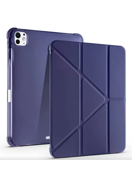 iPad Pro 11 2024 Kalemlikli Standlı ve Katlanabilir Tablet Kılıfı