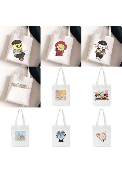 Baskılı Kanvas Öğrenci Kadın El Omuz Çantası (Yurt Dışından) fırsatları