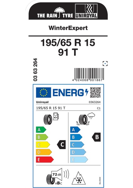 195/65 R15 91T Winterexpert Oto Kış Lastiği (Üretim Yılı: 2024) modelleri