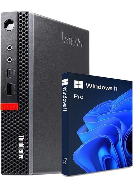 Thinkcentre M920X Intel® Core™ I5 I5-8500 8 GB Ddr4-Sdram 256GB M2 + 256GB M2 Wıfı Windows 11 Pro Mini Pc Black