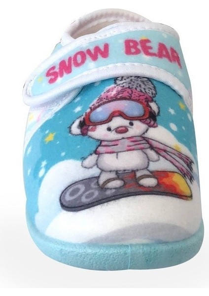 Gezer Kaydırmaz Kız Çocuk Anaokulu Günlük Ev Okul Kreş Panduf Ayakkabı Mint Yeşil fiyatları