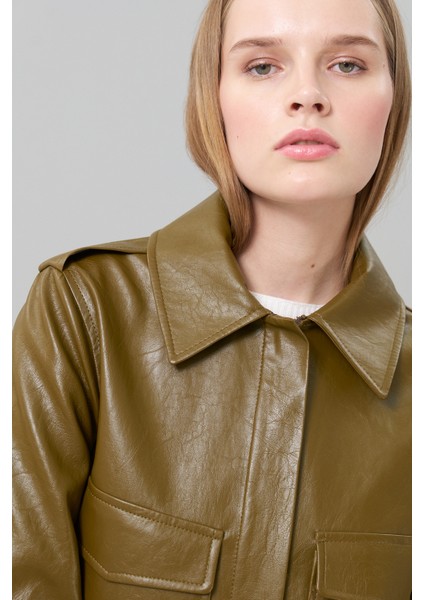 Fermuarlı Deri Mont Olive K2517514_027 modelleri