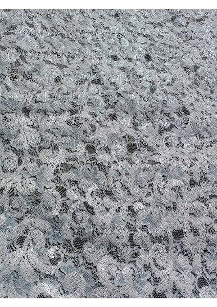 Pullu Nakışlı Abiyelik Gelinlik Güpürlü Kumaş 4 Top 1,75X150M