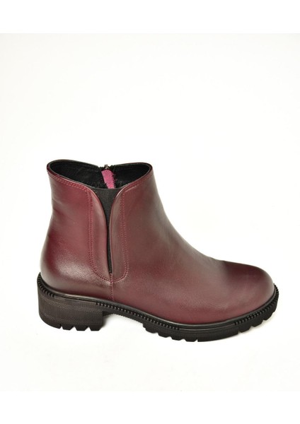 J654011903 Bordo Kadın Bot
