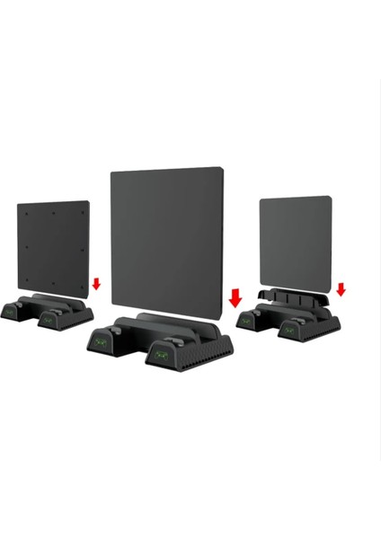 Ps4 Slim Pro Fat Fanlı Dikey Soğutucu ve Kol Şarj Edici modelleri