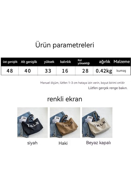 Büyük Kapasiteli Çok Yönlü Kanvas Omuz Çantası (Yurt Dışından) fiyatları