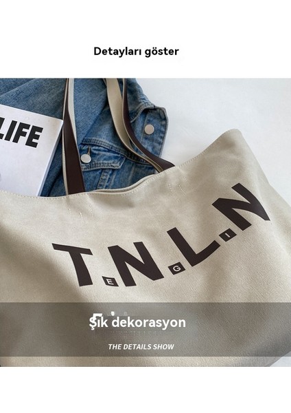 Büyük Kapasiteli Çok Yönlü Kanvas Omuz Çantası (Yurt Dışından) modelleri