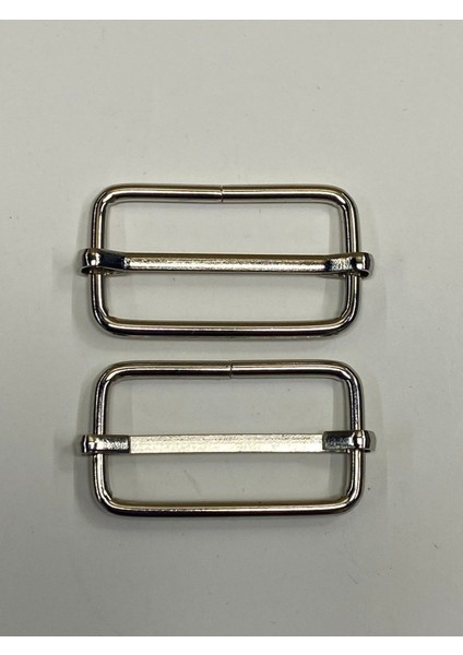 Çanta Sürgüsü / Ayar Tokası / 2 Li Set / 4 cm Gümüş fiyatları