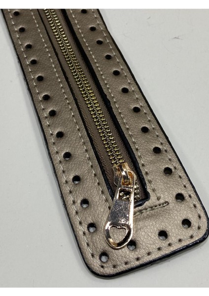 Derili Fermuar / Çanta Fermuarı / Kalın Deri Kapak Fermuar 30 cm fiyatları