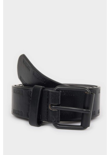 Erkek Suni Deri Jean Kemeri D3280AXNS