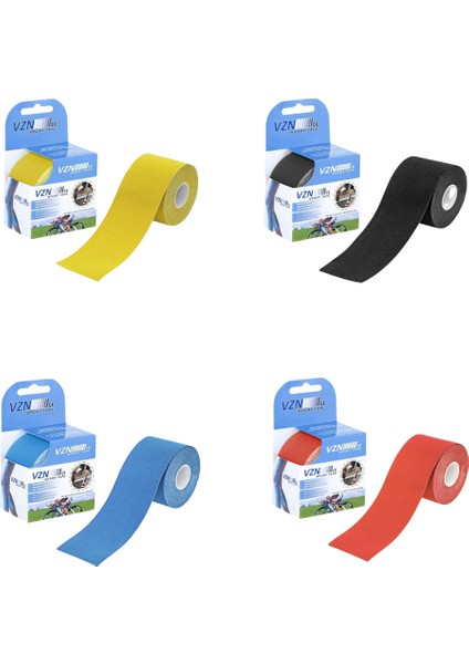Sport Tape Sarı Renk Kinezyo Sporcu Bandı 4 Renk ( Siyah, Mavi, Kırmızı, Sarı)