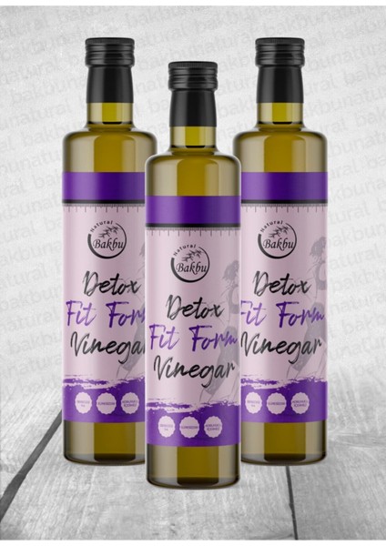 Detox Fit Form Sirke 3lü
