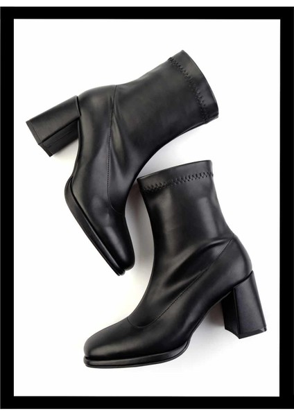 Siyah Kadın Bot & Bootie K02527291209