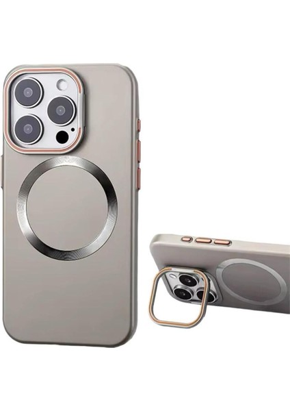 iPhone 16 Pro Max Kılıf Magsafe Özellikli Mat Pth Kamera Lensli Kapak