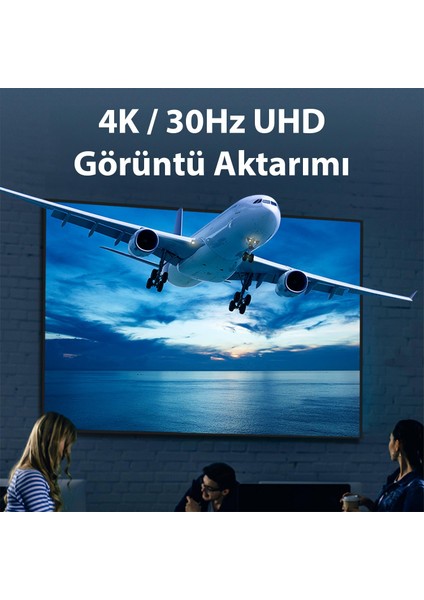 4K 30Hz Type-C To HDMI Çevirici Dönüştürücü Adaptör