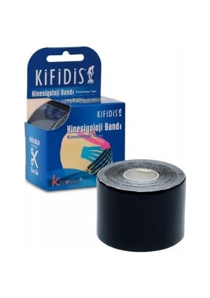 Kinesio Bant 5cm x 5m Siyah