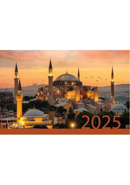 2025 Bristol 33X78 Gemici Takvimi 36 Sayfa Cami