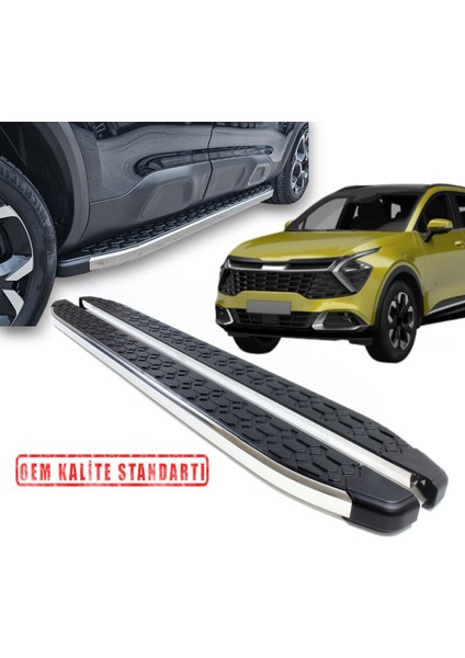 Sportage 2021 2022 2023 2024 Araca Özel Blackline Yan Basamaklık