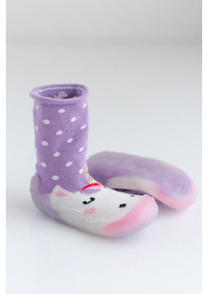 Nou Nou Unicorn Kaydırmaz Taban Çorap Panduf
