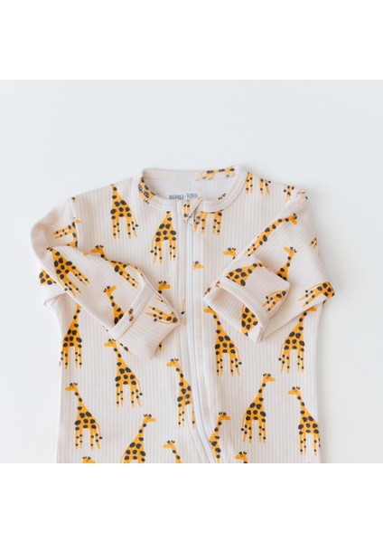 Organik Interlok Tulum- Zürafa Desenli fiyatları