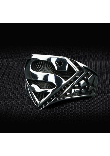 925 Ayar Gümüş Süperman Model Taşsız Gümüş Erkek Yüzük fiyatları