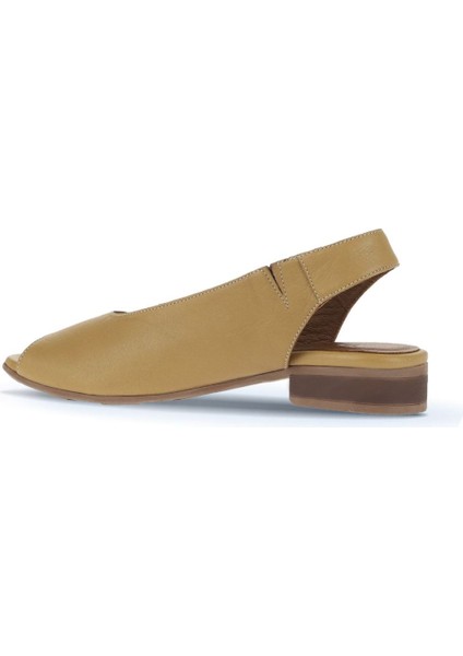 Tarçın Deri Kadın Topuklu Sandalet 01WA6401 01WA6401 fırsatları