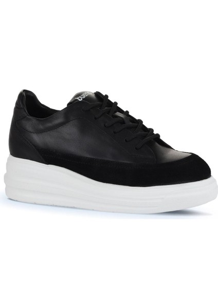 Siyah Deri-Süet Kadın Sneakers 16WA8196 16WA8196 fiyatları