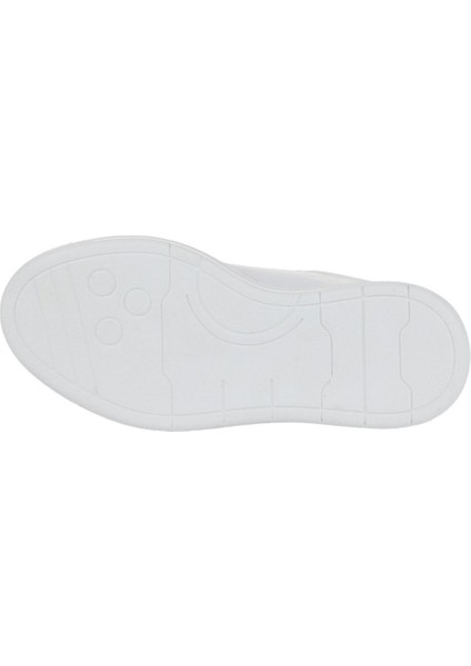 Beyaz Deri-Yılan Kadın Sneakers 16WA8195 16WA8195 indirimleri