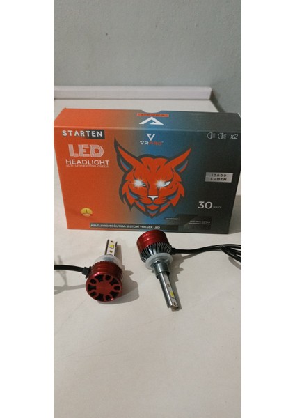 Starten H27 Slim LED Xenon 12000 Lümen Garantili Profesyonel LED Zenon