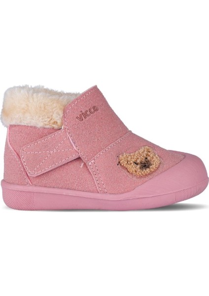9-21 Numara Unisex Kürklü Ortopedik Kız Ilk Adım Bot