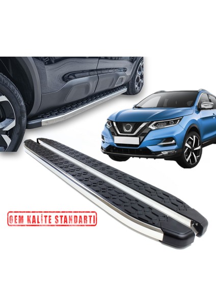 Qashqai 2014 2015 2016 2017 2018 2019 2020 2021 Araca Özel Blackline Yan Basamaklık