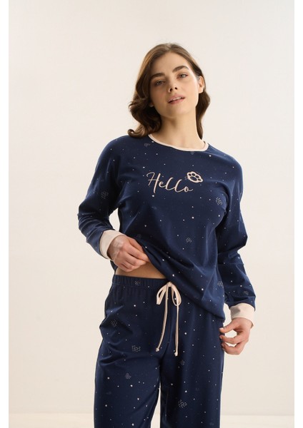 16039 Bayan Baskılı Pijama Takım fiyatları