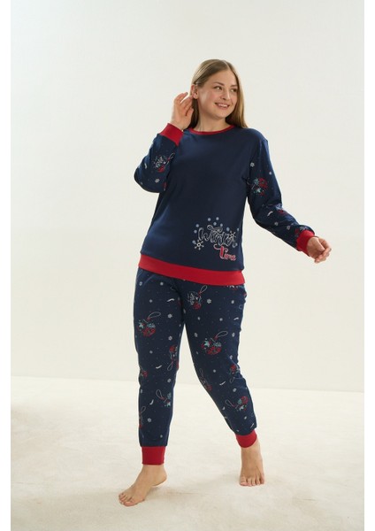 16058 Bayan Baskılı Battal Boy Pijama Takım fiyatları
