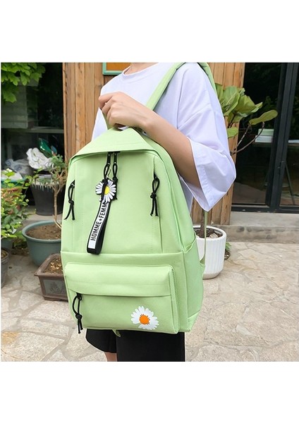 Ivy Stationery Kız Kanvas Okul Çantası Ortaokul Lise Öğrenci Sırt Çantası Basit Sırt Çantası Kadın (Yurt Dışından) fiyatları